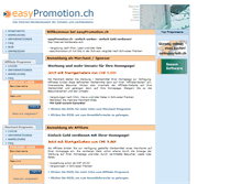 Tablet Screenshot of easypromotion.ch